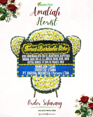 Papan Bunga Duka di Cakranegara Timur