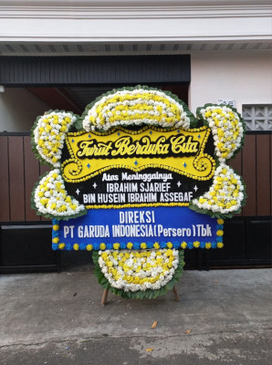 Papan Bunga Duka di Cakranegara Timur
