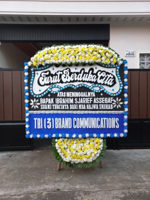 Papan Bunga Duka di Cakranegara Timur